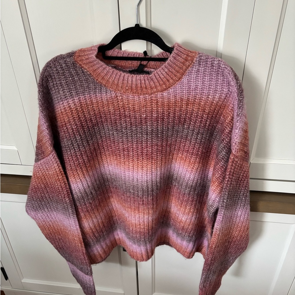 Dynamite women’s  Multicolor Striped Sweater